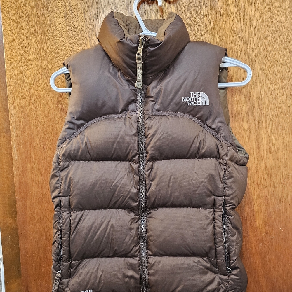 The North Face Chocolate Puffer Vest